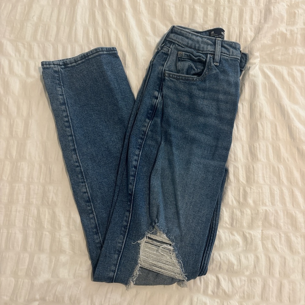 Hollister Dark Blue Vintage Straight Jeans